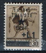 PIA - ITALIA OCCUPAZIONE JUGOSLAVA Di Trieste : 1945 : Francobolli Italiani Del 1944-45 - Sovrastampati (SAS 3) - Joegoslavische Bez.: Trieste