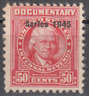 United States    Scott No.  R421    Used   Year 1945 - Fiscale Zegels