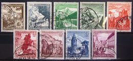 ALLEMAGNE EMPIRE                  N° 616/624                           OBLITERE - Used Stamps
