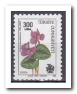 Turkije 1990, Postfris MNH, Flowers - Unused Stamps