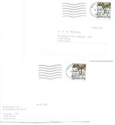 4153s: Euro- Spezial, 55 Cent In 2 Deutlichen Farbvarianten, Bedarfspost 4820 Bad Ischl> Wien - Lettres & Documents