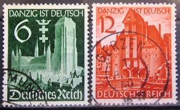 ALLEMAGNE EMPIRE                  N° 652/653                           OBLITERE - Used Stamps