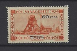 SARRE . YT 139 Neuf * Puits De Mines. Timbre Surchargé 1930 - Unused Stamps