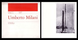 Catalogo Mostra UMBERTO MILANI. Galleria Del Milione - Milano Dal 16 Dicembre 1972 - Arte, Architettura