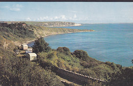 United Kingdom PPC Two Bays, Swanage Isle Of Purbeck & Old Harry Rocks Unused (2 Scans) - Swanage