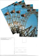 4155z1: AK Prater- Riesenrad, 5 Idente Karten - Prater