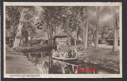 Groeten Uit Giethoorn + 1921 ( 3 )- NOT  Used - See The 2 Scans For Condition.( Originalscan !!! ) - Giethoorn