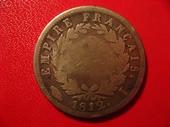 France - 2 Francs 1812 I Limoges Napoléon Ier 0633 - 2 Francs