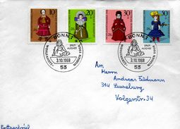 ALLEMAGNE    FDC   1968 Poupées De Nuremberg - Poupées