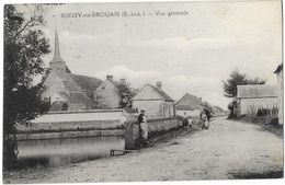 BOISSY EN DROUAIS (28) Vue Intérieure Du Village église Petite Animation - Andere & Zonder Classificatie