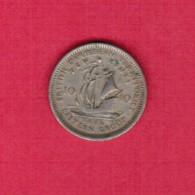 BRITISH CARIBBEAN TERRITORIES   10 CENTS 1956 (KM # 5) - Britse-karibisher Territorien