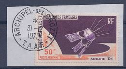 TAAF - PA 12 SATELLITE D1 OBL USED CACHET SUPERBE CROZET COTE 56 EUR - Used Stamps