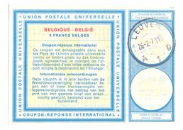 België Belgique Belgium Coupon-réponse International Type XIX 8F - Buoni Risposta Internazionali (Coupon)