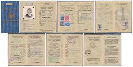PASSEPORT ANCIEN : ROUMANIE / OLD PASSPORT : ROMANIA - ANNÉE / YEAR : 1928 - TIMBRES Et MULTIPLES VISAS - RARE ! (w-402) - Historische Dokumente