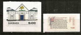 Patrimoine Danois (manuscrits,Den Frie Udstilling)  2 Timbres Neufs ** Année 2014 - Unused Stamps