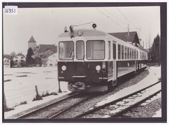 FORMAT 10x15cm - CARTE BVA - REPRO DES ANNEES 70-80 - LEB - CHEMIN DE FER LAUSANNE ECHALLENS BERCHER - TRAIN - BAHN - TB - Bercher