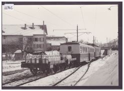 FORMAT 10x15cm - CARTE BVA - REPRO DES ANNEES 70-80 - LEB - CHEMIN DE FER LAUSANNE ECHALLENS BERCHER - TRAIN - BAHN - TB - Bercher