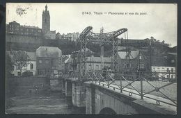 +++ CPA - THUIN - Panorama Et Vue Du Pont   // - Thuin