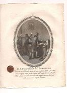 $3-5520 Incisione Morghen 1822 Beato Francesco Da Geronimo - Bookplates