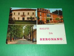 Cartolina Saluti Da Sergnano ( Cremona ) - Vedute Diverse 1980 Ca - Cremona