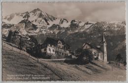 Niederrickenbach (1167 M) Mit Brisen, Hotel Kurhaus Engel U. Wallfahrtskapelle - Photo: Engelberger - Autres & Non Classés