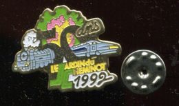 Pin's - 50 Ans Le Jardin Du Cheminot 1992 - Train Tgv - TGV