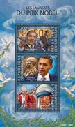 Centrafrica 2015, Nobel Prize, M.L.King, Obama, Mother Teresa, Pope J.Paul II, 3val In BF - Madre Teresa