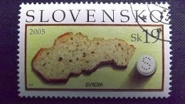 Slowakische Republik 512 Oo/ESST, EUROPA/CEPT 2005, Gastronomie - Used Stamps