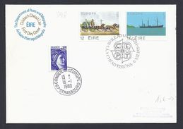 EUROPA CEPT IRELAND IRLANDE CONSEIL EUROPE LIMITED EDITION TIRAGE LIMITE 70 EX. - Storia Postale