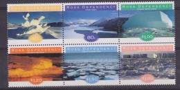 Ross Dependency 1998 Ice Formations 6v  Se Tenant ** Mnh (32451) - Ungebraucht