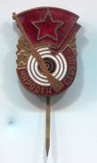 ARCHERY / SHOOTING - Target, Ex Yugoslavia, Enamel, Vintage Pin, Badge, Abzeichen - Boogschieten