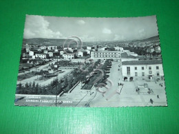 Cartolina Carbonia - Giardini Pubblici E Via Mannu 1951 - Cagliari