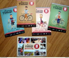 LOT Série Complet 5 Cartes Anjou Vélo Vintage - Saumur 2017 - Cycling