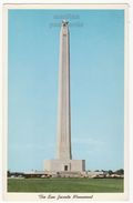 Houston Texas TX - San Jacinto Monument - C1950s Vintage Postcard - Houston