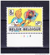 BELGIQUE,  TINTIN ** MNH , Numero De Planche 3. (7A87 ) - 1971-1980