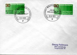 ALLEMAGNE   FDC   1972  Contre La Faim - Contre La Faim