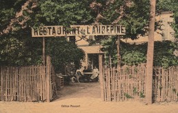 VELIZY - Restaurant De L'Aubépine   ( Carte Toilée Rare ) - Velizy