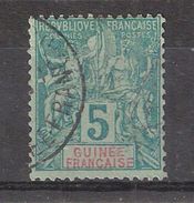 GUINEE FRANCAISE, 1892, Type Groupe, Yvert N° 4, 5 C Vert, Obl, TB - Oblitérés