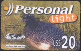 Argentina, Sin Fecha Prepago Personal De TELECOM. U$S20.00. Moitú. Muy Rara. - Gallinaceans & Pheasants