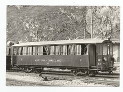 Suisse Valais Cpm Vernayaz Wagon Ligne Martgny Chatelard - Vernayaz