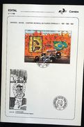 BRAZIL Edital Nº 05 - 1988 - Nelson Piquet Formula 1 - Covers & Documents