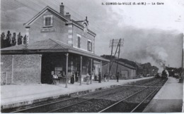 77 - Combs-la- Ville - La Gare. - Combs La Ville