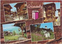 SUISSE,HELVETIA,SWISS,SWITZERLAND,SVIZZERA,VALAIS,GRIMENTZ,ANNIVIERS,CARTE PHOTO COULEURS  A NICOLET LA CHAUX DE FONDS - Anniviers