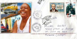 Belle Lettre Recommandée De CUBA, Avec Timbres à Date Arrivée - Storia Postale