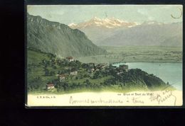 Cpa  : Glion Et Dent Du Midi   1904 - Ilanz/Glion