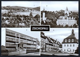 A5171 - Alte MBK Ansichtskarte - Zschopau Schloß Schule Platz Der Befreiung - Karpf TOP - Zschopau