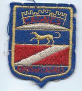 Écusson Tissu à Coudre Ancien/ Armoiries De Ville/Cagnes - Cros De Cagne/Alpes Maritimes/années 60-70             ET155 - Patches