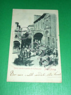 Cartolina Ascoli Piceno - Porta Laterale E Portico Di S. Francesco 1901 - Ascoli Piceno