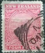 NEW ZEALAND  - QV -  YVERT # 75 - VF USED - Used Stamps