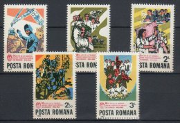 Romania 1982. UTC Communist Set MNH (**) Michel: 3867-3871 / 2.50 EUR - Unused Stamps